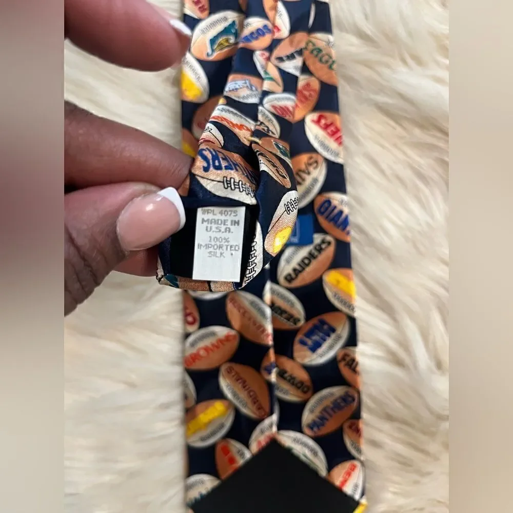 NFL Team Football Novelty Silk Tie